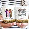 White Ceramic Mug for Best Friends Heartfelt Unbiological Sister Gift to Share Joy White Ceramic Mug for Best Friends Heartfelt Unbiological Sister Gift to Share Joy