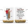 White Ceramic Mug for Best Friends Heartfelt Unbiological Sister Gift to Share Joy White Ceramic Mug for Best Friends Heartfelt Unbiological Sister Gift to Share Joy