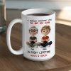 White Ceramic Mug with Heartwarming Mom and Son Design, Perfect Gift Choice White Ceramic Mug with Heartwarming Mom and Son Design, Perfect Gift Choice