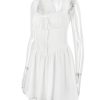 White Corset Lace Flare Mini Dress White Corset Lace Flare Mini Dress