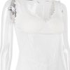 White Cupped Doily Strap V-neck Mini Dress White Cupped Doily Strap V-neck Mini Dress