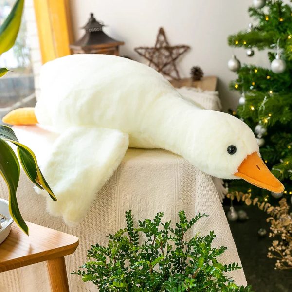 White Goose Plush Pillow Soft Stuffed Animal Toy for Kids White Goose Plush Pillow Soft Stuffed Animal Toy for Kids