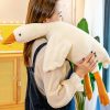 White Goose Plush Pillow Soft Stuffed Animal Toy for Kids White Goose Plush Pillow Soft Stuffed Animal Toy for Kids