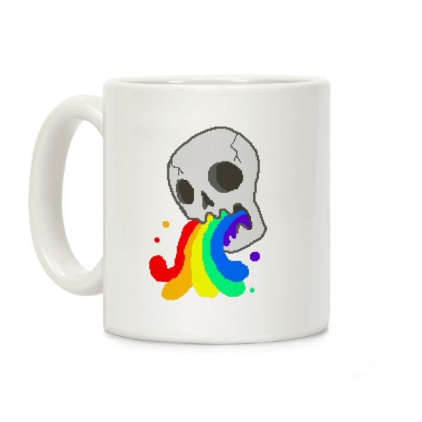 White Skull Wasted Coffee Mug White Skull Wasted Coffee Mug