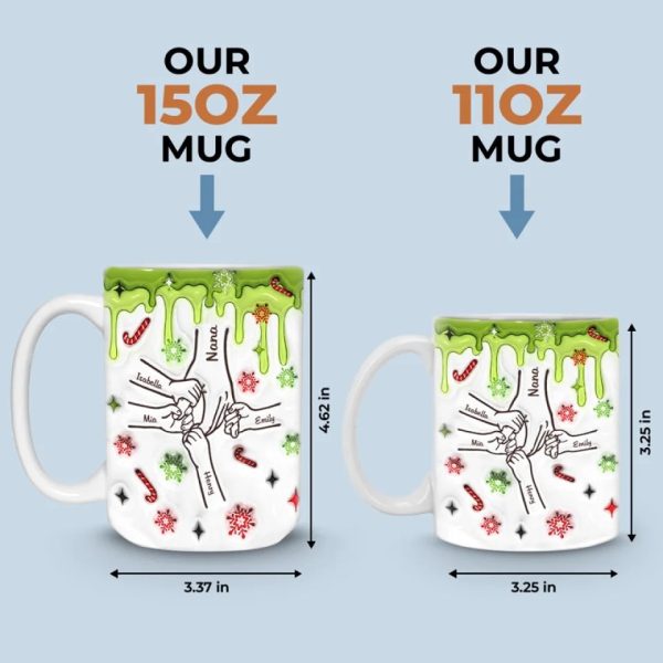 Who Needs Santa When I've Got Grandma - Family Personalized Custom 3D Inflated Effect Printed Mug - Christmas Gift For Gift For Mom, Grandma Who Needs Santa When I've Got Grandma - Family Personalized Custom 3D Inflated Effect Printed Mug - Christmas Gift For Gift For Mom, Grandma