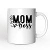 Wife Mom Boss Personalized Mug, Empowered Gift for Mothers with Custom Name