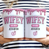 Wifey Hubby Est Couple - 3D Inflated Effect Printed Mug, Personalized White Edge-to-Edge Mug Wifey Hubby Est Couple - 3D Inflated Effect Printed Mug, Personalized White Edge-to-Edge Mug