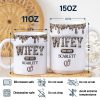 Wifey Hubby Est Couple - 3D Inflated Effect Printed Mug, Personalized White Edge-to-Edge Mug Wifey Hubby Est Couple - 3D Inflated Effect Printed Mug, Personalized White Edge-to-Edge Mug