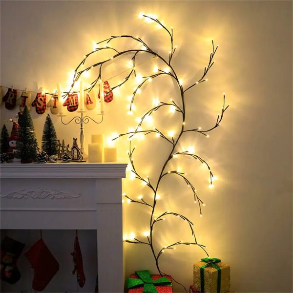 Willow Vine Branch Light Wall Decor Willow Vine Branch Light Wall Decor