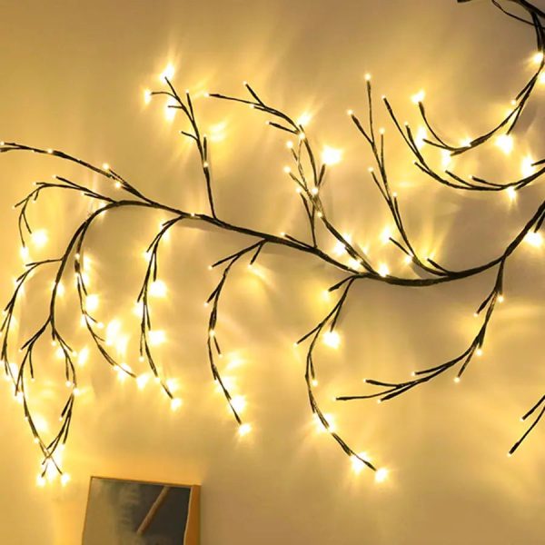 Willow Vine Branch Light Wall Decor Willow Vine Branch Light Wall Decor
