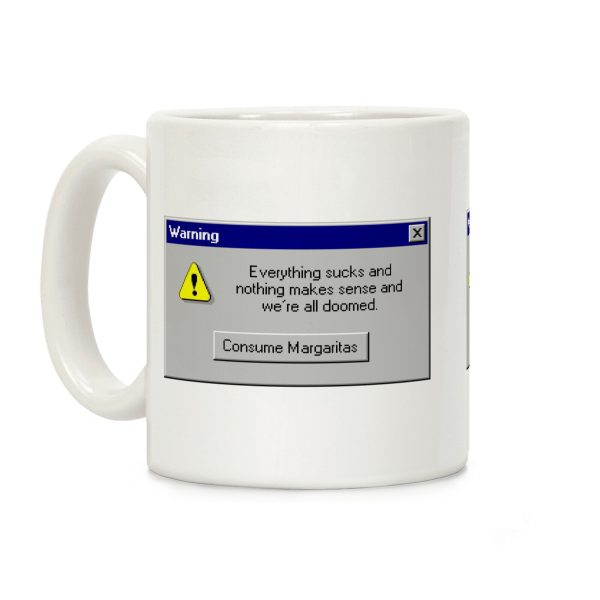Windows 95 Consume Margaritas Coffee Mug Windows 95 Consume Margaritas Coffee Mug