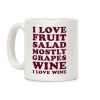 Wine I Love Wine Coffee Mug Wine I Love Wine Coffee Mug