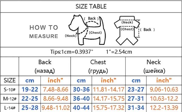 Winter Dog Warm Jacket for Small Dogs Winter Dog Warm Jacket for Small Dogs