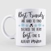 Winter Tree Life Is Better With Besties Personalized Mug Winter Tree Life Is Better With Besties Personalized Mug