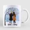 Winter Tree Life Is Better With Besties Personalized Mug Winter Tree Life Is Better With Besties Personalized Mug