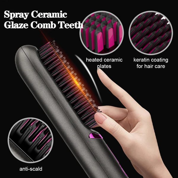 Wireless Hair Straightener Comb Wireless Hair Straightener Comb