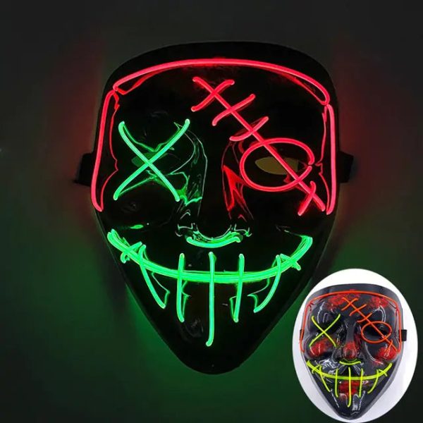 Wireless Halloween LED Purge Mask Wireless Halloween LED Purge Mask