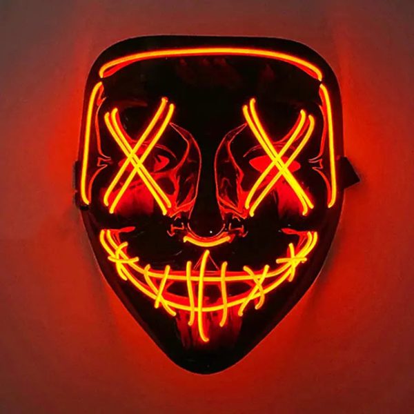 Wireless Halloween LED Purge Mask Wireless Halloween LED Purge Mask