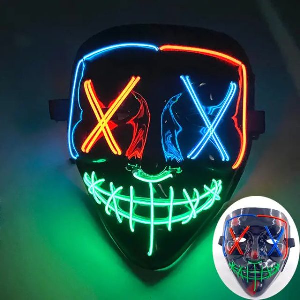Wireless Halloween LED Purge Mask Wireless Halloween LED Purge Mask
