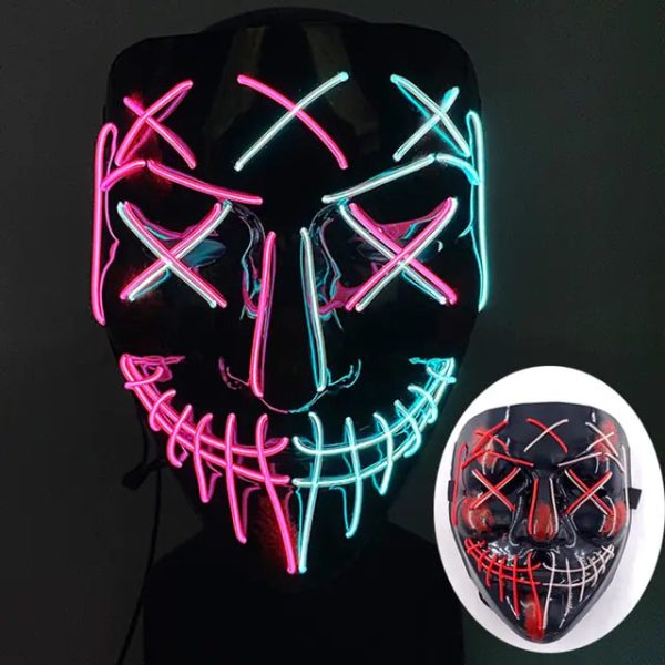 Wireless Halloween LED Purge Mask Wireless Halloween LED Purge Mask