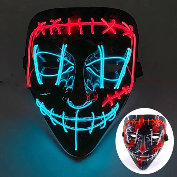Wireless Halloween LED Purge Mask Wireless Halloween LED Purge Mask