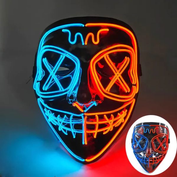 Wireless Halloween LED Purge Mask Wireless Halloween LED Purge Mask