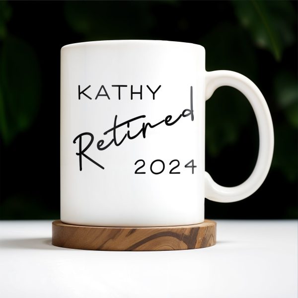 Wise Woman Happily Ever After Retirement Statement - Personalized Custom Coffee Mug - COL054_MG Wise Woman Happily Ever After Retirement Statement - Personalized Custom Coffee Mug - COL054_MG
