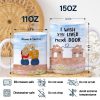 Wish You Lived Next Door - Gift For Sisters And Besties - Personalized White Edge-to-Edge Mug Wish You Lived Next Door - Gift For Sisters And Besties - Personalized White Edge-to-Edge Mug