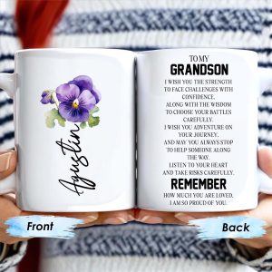 Wish You Strength, Confidence and Love Coffee Mug - Personalized Custom Coffee Mug - GSN007_MG