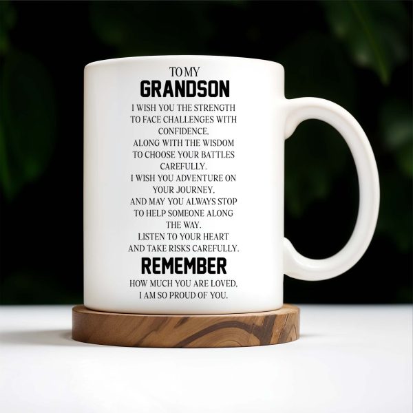 Wish You Strength, Confidence and Love Coffee Mug - Personalized Custom Coffee Mug - GSN007_MG