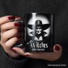 Witch Spooky Portrait Personalized Mug Horror Villain Theme Halloween Gift with Custom Name Witch Spooky Portrait Personalized Mug Horror Villain Theme Halloween Gift with Custom Name