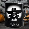 Witch Spooky Portrait Personalized Mug Horror Villain Theme Halloween Gift with Custom Name Witch Spooky Portrait Personalized Mug Horror Villain Theme Halloween Gift with Custom Name