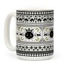 Witchy Black Cats Ugly Sweater Coffee Mug Witchy Black Cats Ugly Sweater Coffee Mug