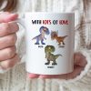 With Lots Of Love 03HUDT120623 Personalized Family Dad Mug With Lots Of Love 03HUDT120623 Personalized Family Dad Mug