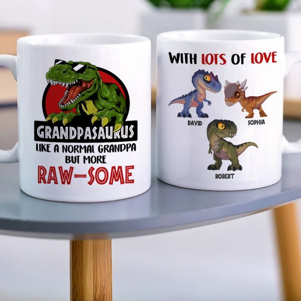 With Lots Of Love 03HUDT120623 Personalized Family Dad Mug With Lots Of Love 03HUDT120623 Personalized Family Dad Mug