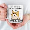 With My Expression Saying Enough - Friend Personalized Custom Mug - Christmas Gift, Birthday Gift For Best Friends, Family Members, Coworkers, Yourself With My Expression Saying Enough - Friend Personalized Custom Mug - Christmas Gift, Birthday Gift For Best Friends, Family Members, Coworkers, Yourself