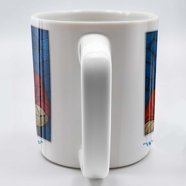 With You I Am A Christian, For You, I Am a Bishop, Stained Glass Bishop Design - Personalized Custom Coffee Mug - FTH082_MG With You I Am A Christian, For You, I Am a Bishop, Stained Glass Bishop Design - Personalized Custom Coffee Mug - FTH082_MG