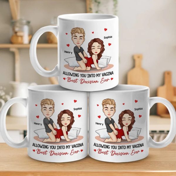 With You, My Heart Is Full - Couple Personalized Custom Mug - Gift For Husband Wife, Anniversary With You, My Heart Is Full - Couple Personalized Custom Mug - Gift For Husband Wife, Anniversary