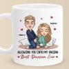 With You, My Heart Is Full - Couple Personalized Custom Mug - Gift For Husband Wife, Anniversary With You, My Heart Is Full - Couple Personalized Custom Mug - Gift For Husband Wife, Anniversary