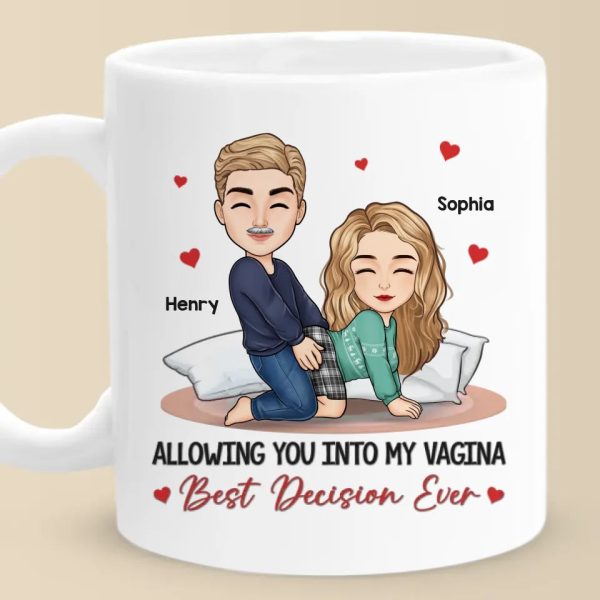 With You, My Heart Is Full - Couple Personalized Custom Mug - Gift For Husband Wife, Anniversary With You, My Heart Is Full - Couple Personalized Custom Mug - Gift For Husband Wife, Anniversary