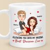 With You, My Heart Is Full - Couple Personalized Custom Mug - Gift For Husband Wife, Anniversary With You, My Heart Is Full - Couple Personalized Custom Mug - Gift For Husband Wife, Anniversary
