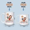 With You, My Heart Is Full - Couple Personalized Custom Mug - Gift For Husband Wife, Anniversary With You, My Heart Is Full - Couple Personalized Custom Mug - Gift For Husband Wife, Anniversary