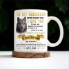 Wolf And Banner Inspirational Love Message For Daughter - Personalized Custom Coffee Mug - DAU096_MG Wolf And Banner Inspirational Love Message For Daughter - Personalized Custom Coffee Mug - DAU096_MG