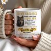 Wolf And Banner Inspirational Love Message For Daughter - Personalized Custom Coffee Mug - DAU096_MG Wolf And Banner Inspirational Love Message For Daughter - Personalized Custom Coffee Mug - DAU096_MG