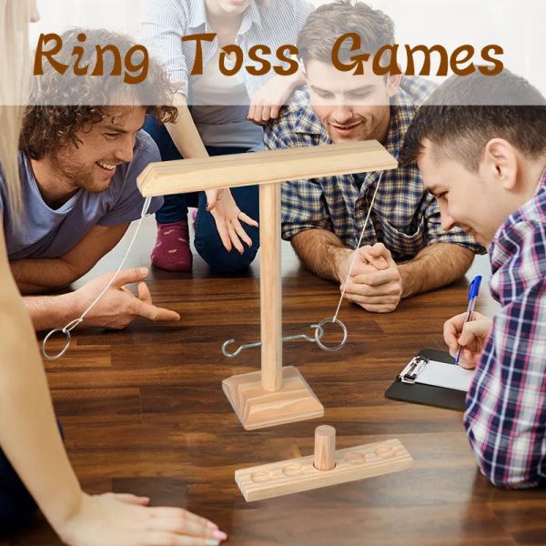 Wooden Ring Toss Game Wooden Ring Toss Game