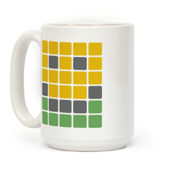 Wordle Pixel Smile Coffee Mug Wordle Pixel Smile Coffee Mug