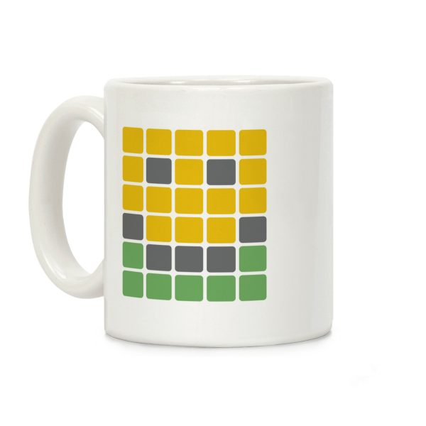 Wordle Pixel Smile Coffee Mug Wordle Pixel Smile Coffee Mug