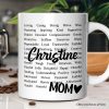 Words That Define Mom Personalized Mug, Appreciation Gift For Mom With Custom Name Words That Define Mom Personalized Mug, Appreciation Gift For Mom With Custom Name