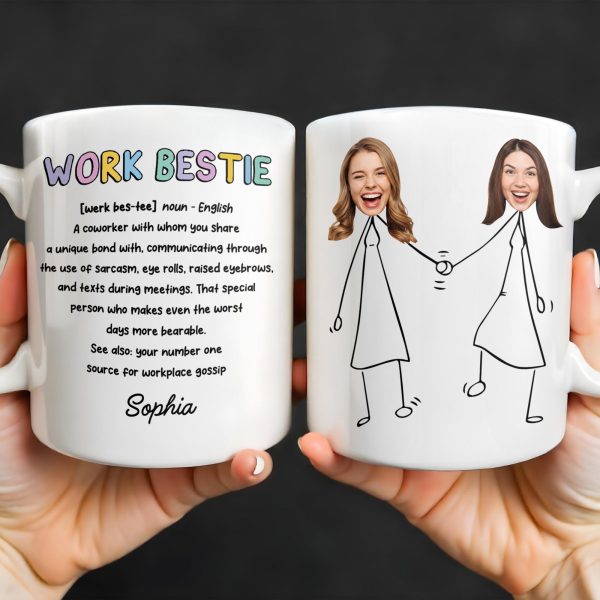 Work Bestie Unique Bond With Coworker - Personalized Custom Coffee Mug - COL108_MG Work Bestie Unique Bond With Coworker - Personalized Custom Coffee Mug - COL108_MG