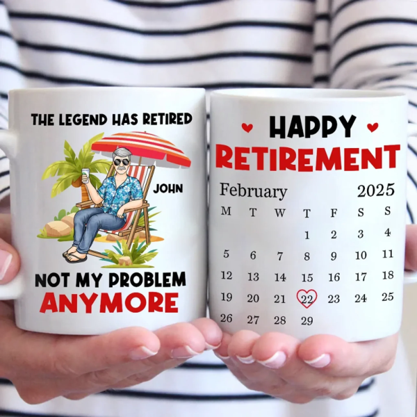 Work Ends, Life Begins - Coworker Personalized Custom Mug - Appreciation, Retirement Gift For Coworkers, Work Friends, Colleagues Work Ends, Life Begins - Coworker Personalized Custom Mug - Appreciation, Retirement Gift For Coworkers, Work Friends, Colleagues